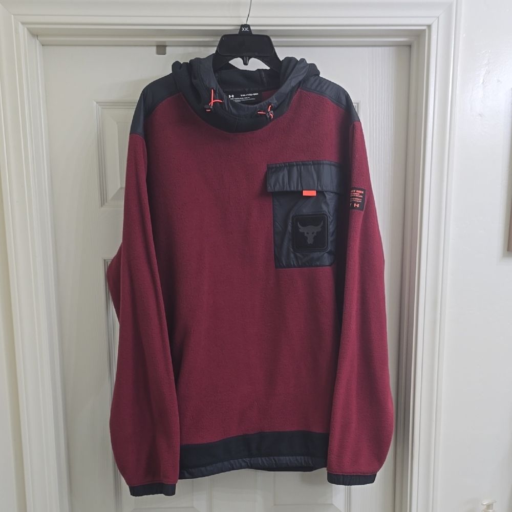 Under Armour Blood Sweat Respect Hoodie - Red and Black